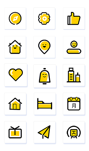 扁平程序应用app图标