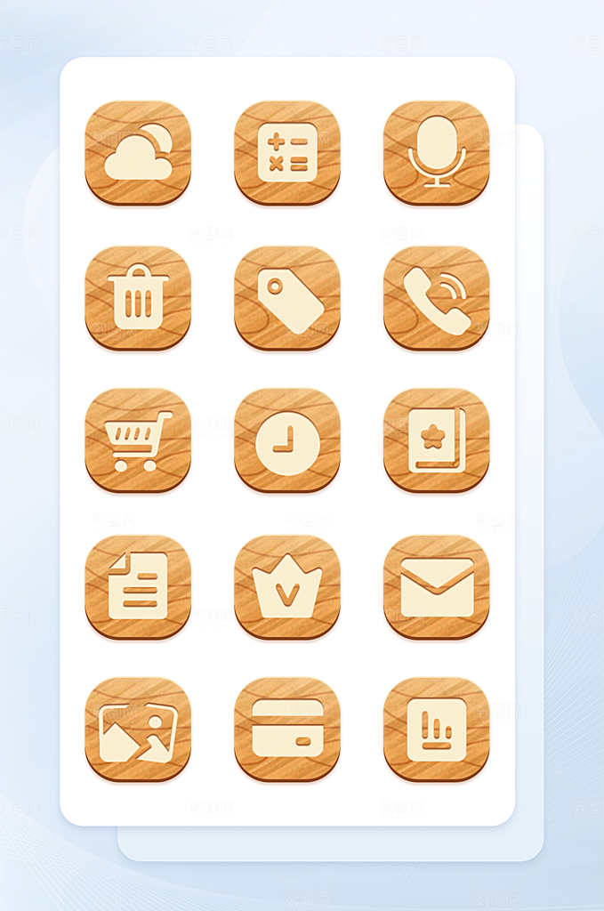 扁平程序应用app图标
