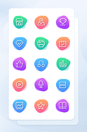 扁平程序应用app图标