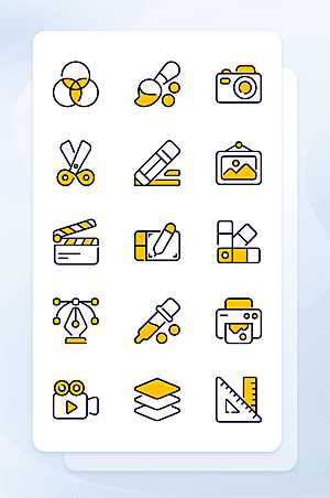 扁平程序应用app图标