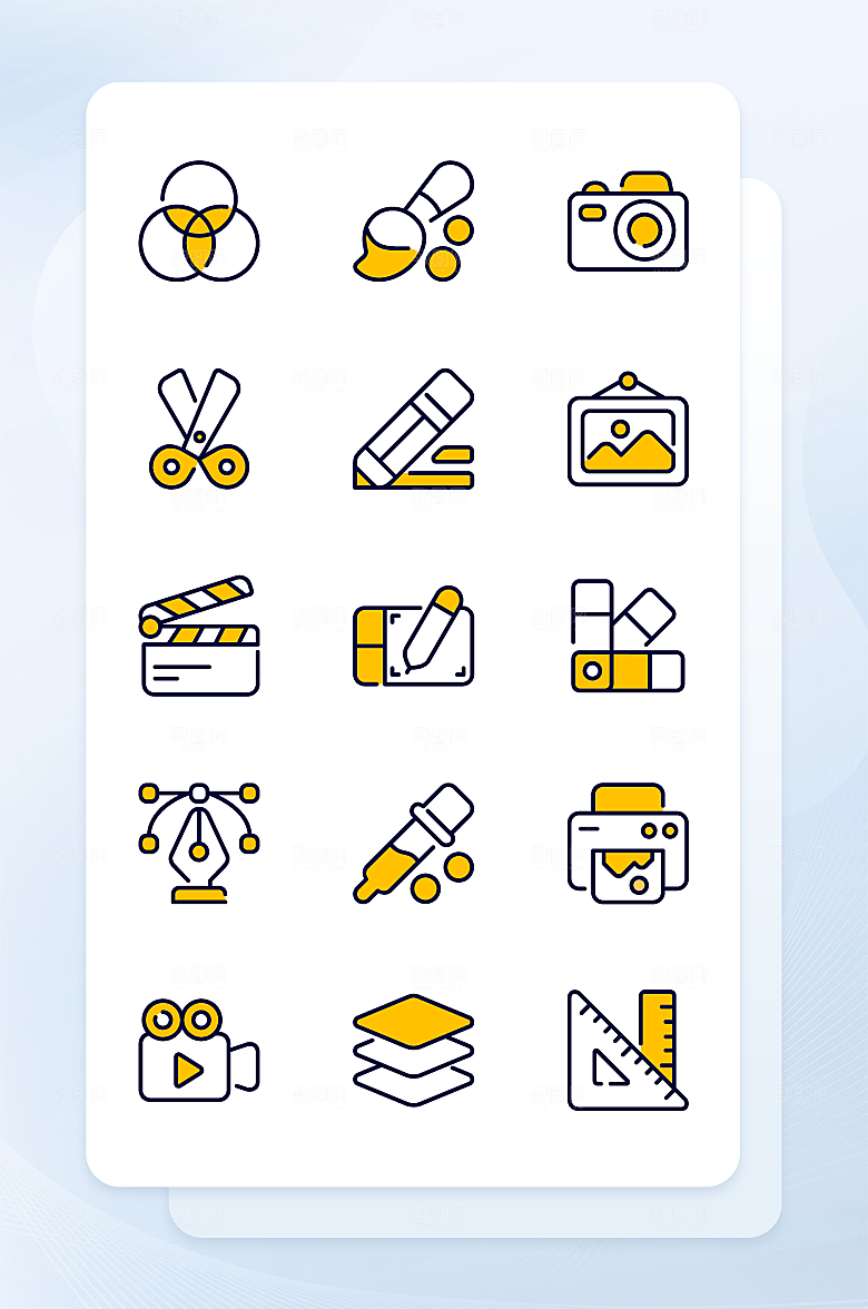 扁平程序应用app图标