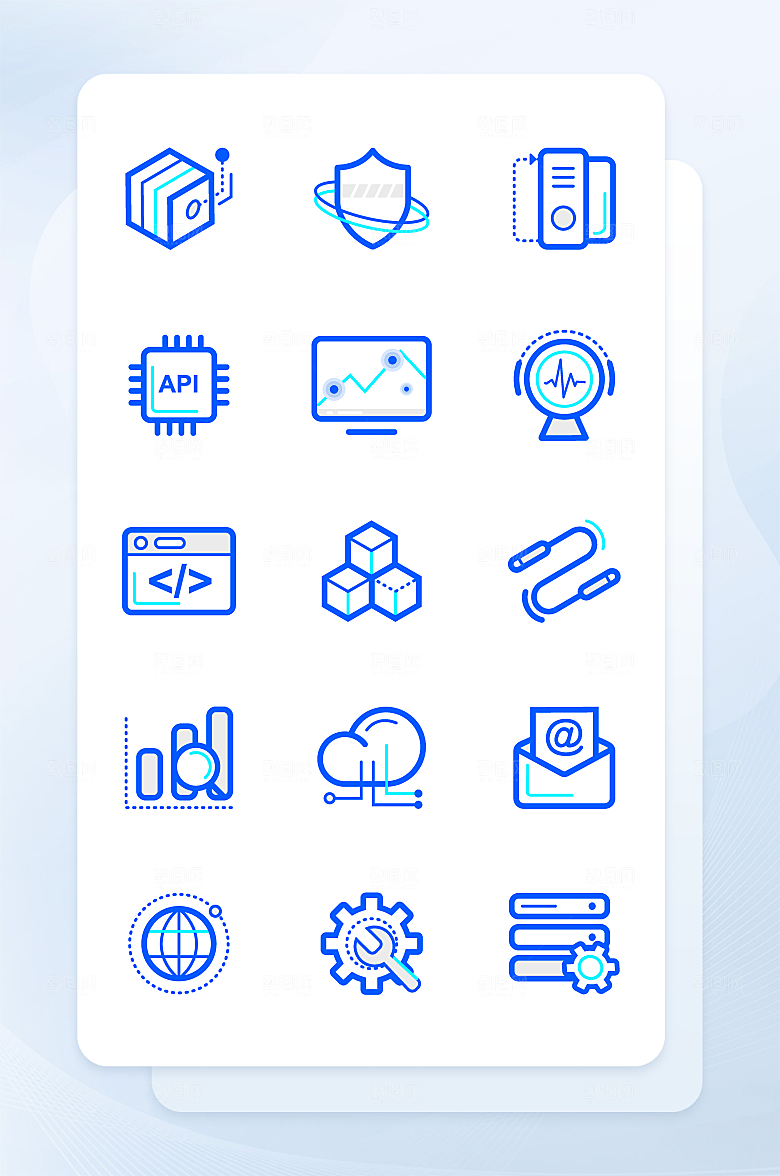 扁平程序应用app图标