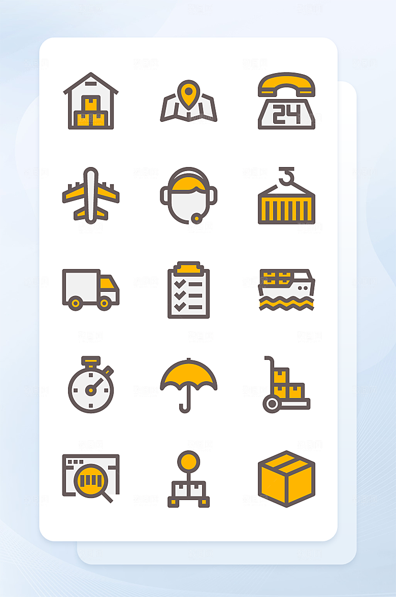 扁平程序应用app图标