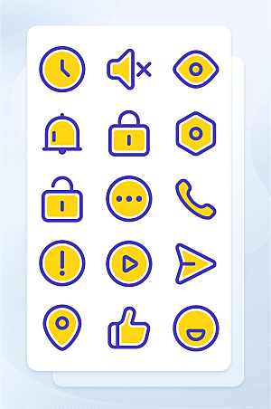 扁平程序应用app图标