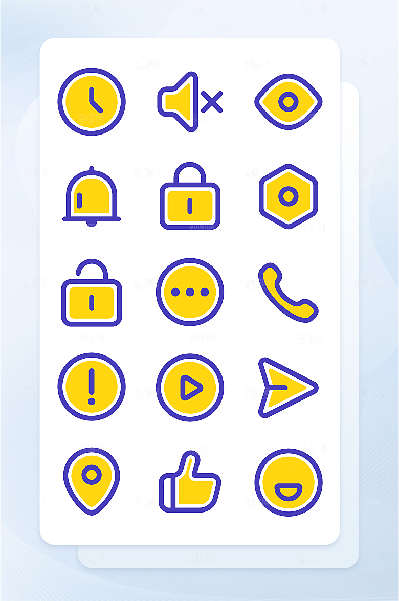 扁平程序应用app图标