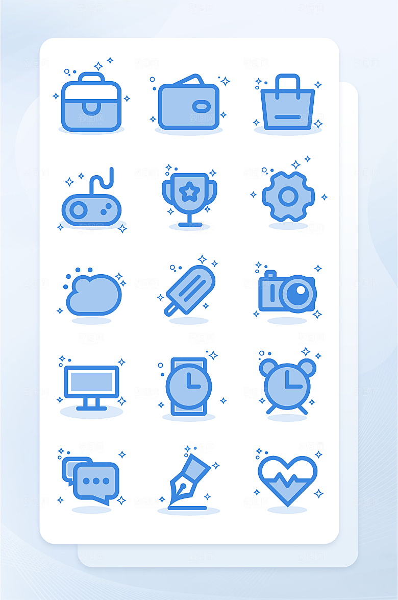 扁平程序应用app图标
