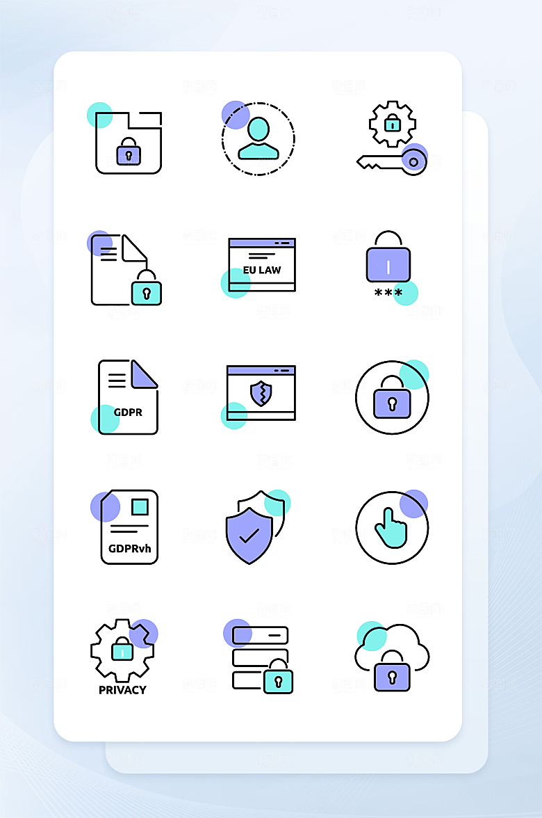 扁平程序应用app图标