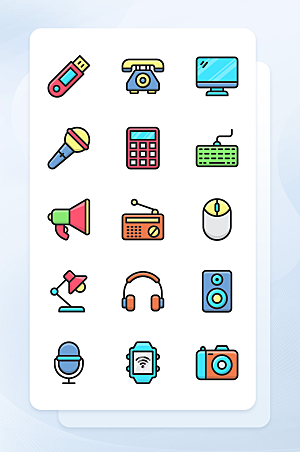 扁平程序应用app图标