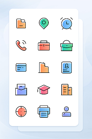 扁平程序应用app图标