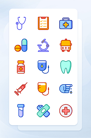 扁平程序应用app图标