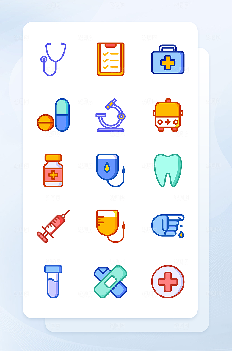 扁平程序应用app图标