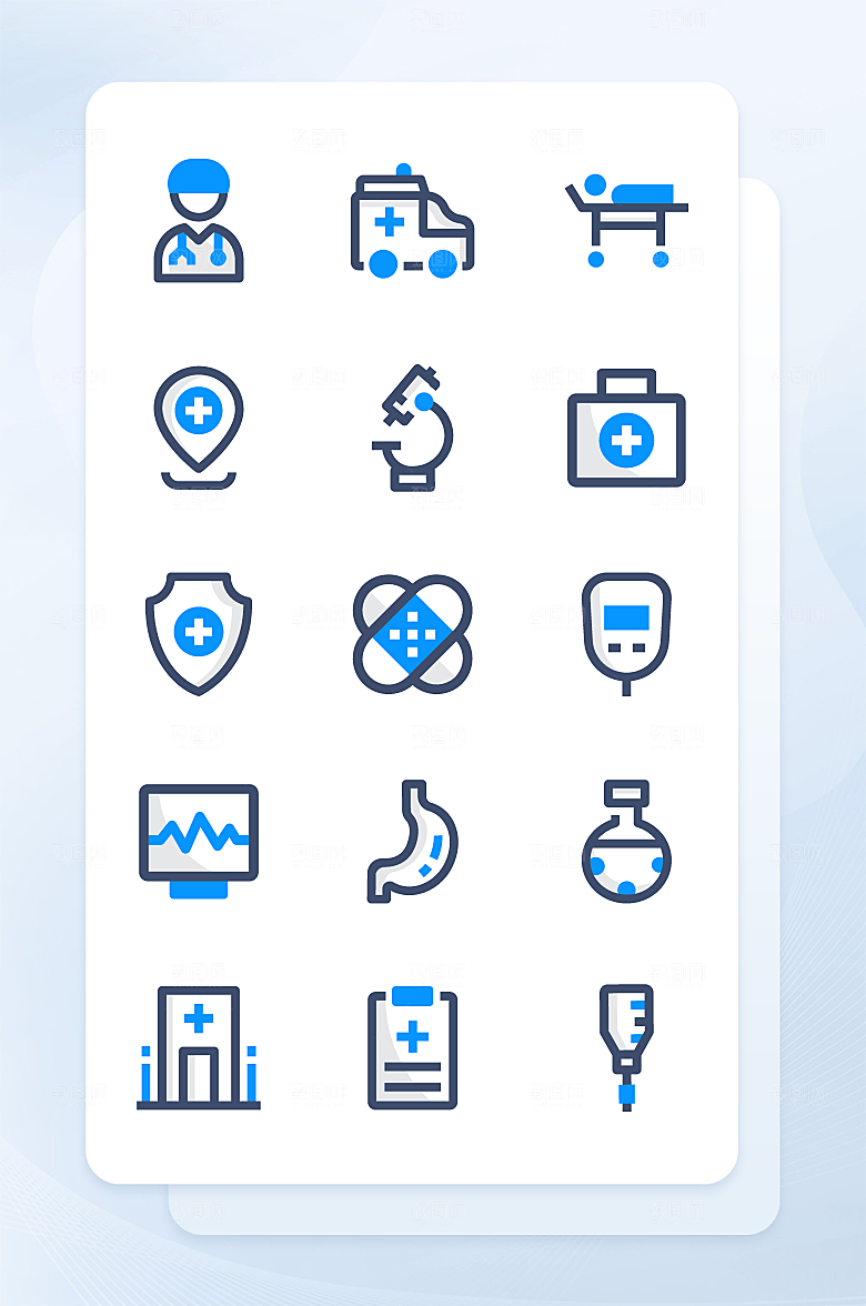 扁平程序应用app图标
