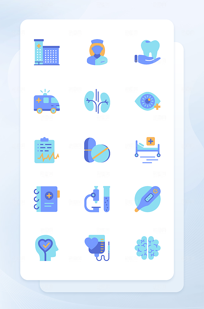 扁平程序应用app图标