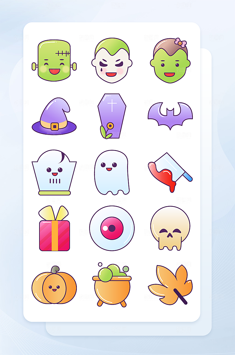 扁平程序应用app图标