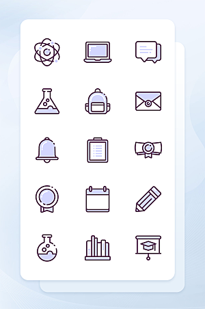 扁平程序应用app图标