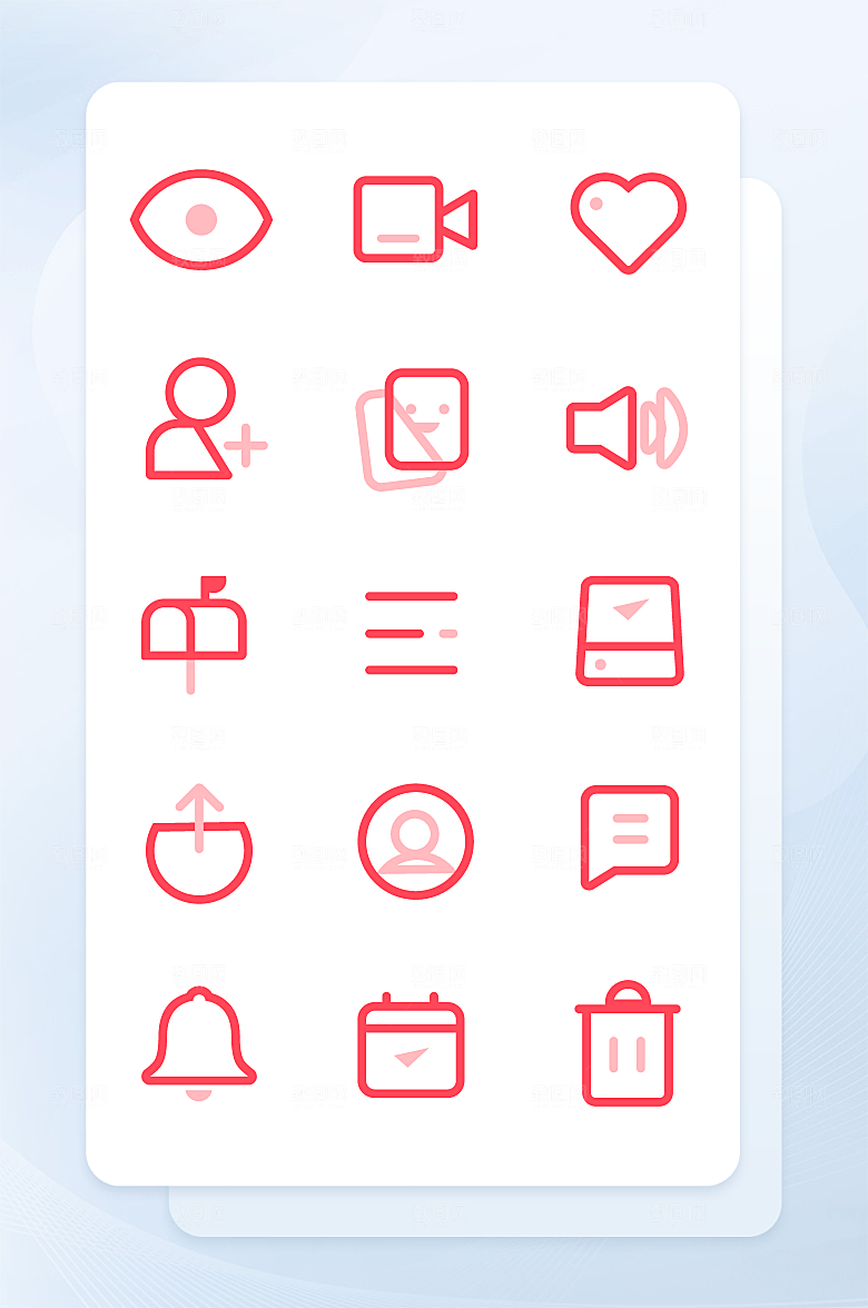 扁平程序应用app图标