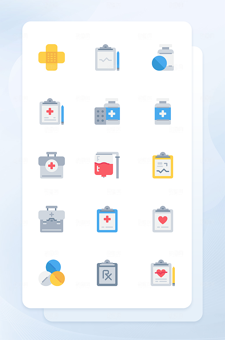 扁平程序应用app图标