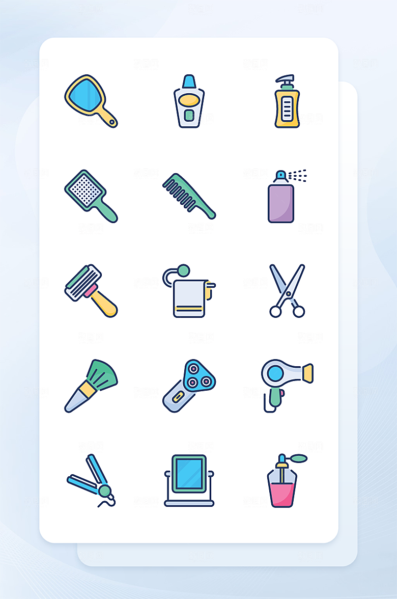 扁平程序应用app图标