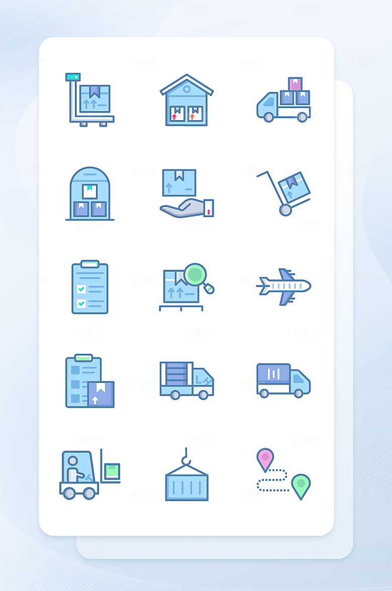 扁平程序应用app图标