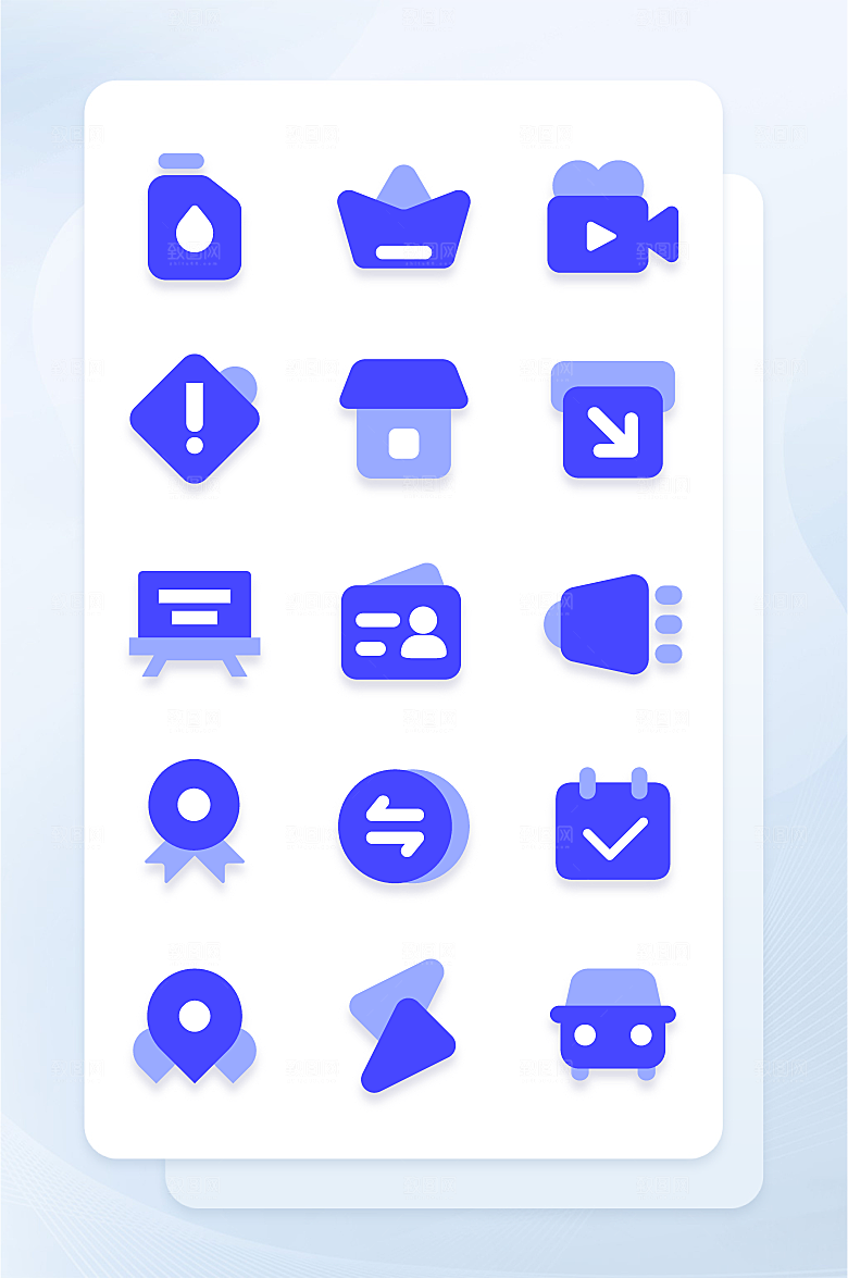 扁平程序应用app图标