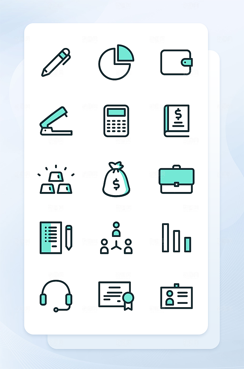 扁平程序应用app图标
