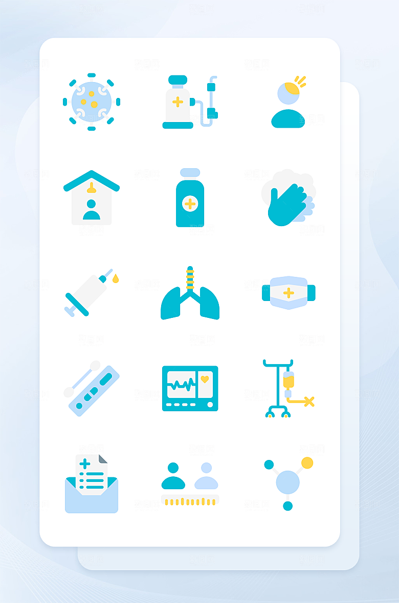 扁平程序应用app图标
