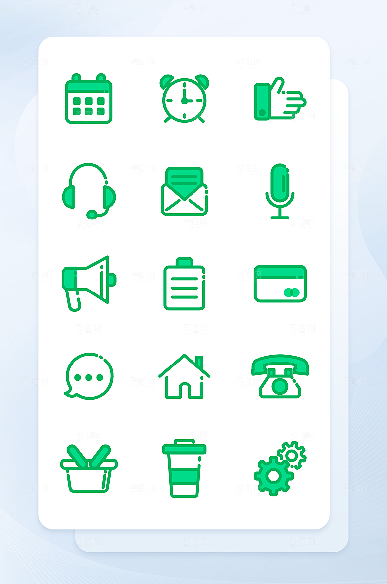 扁平程序应用app图标