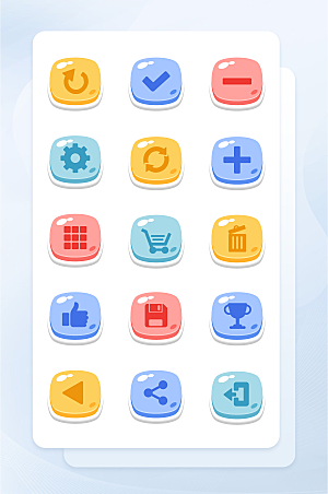 扁平程序应用app图标