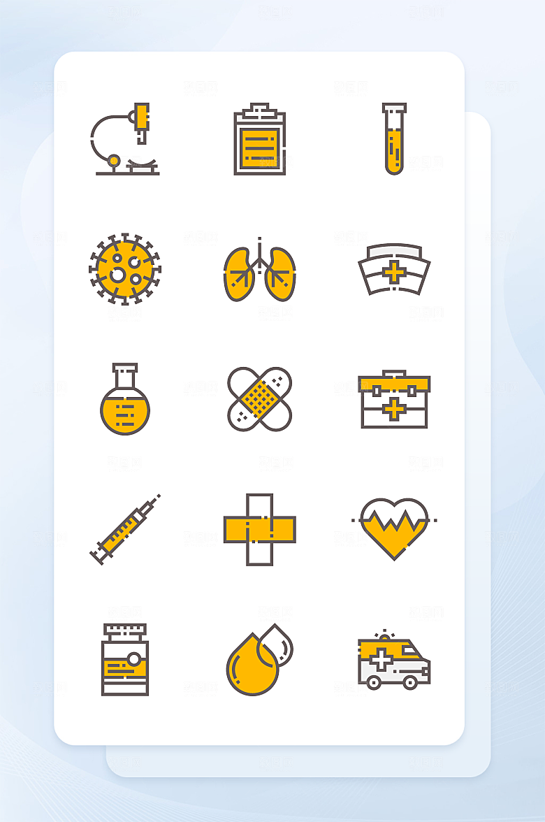扁平程序应用app图标