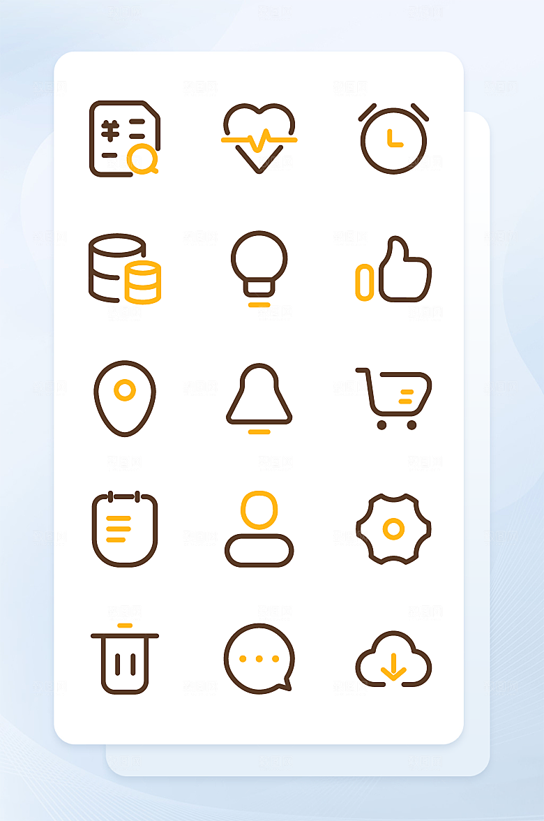 扁平程序应用app图标