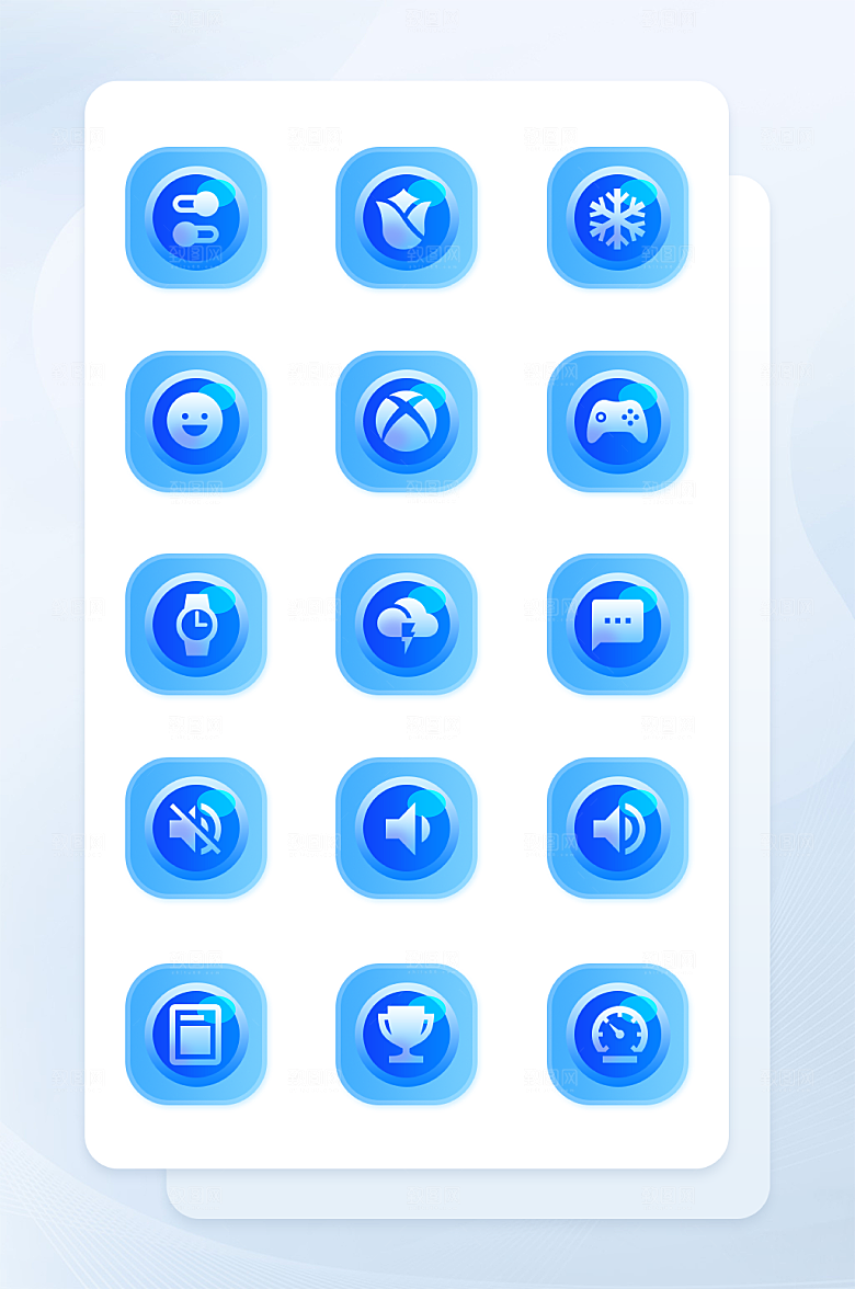 扁平程序应用app图标