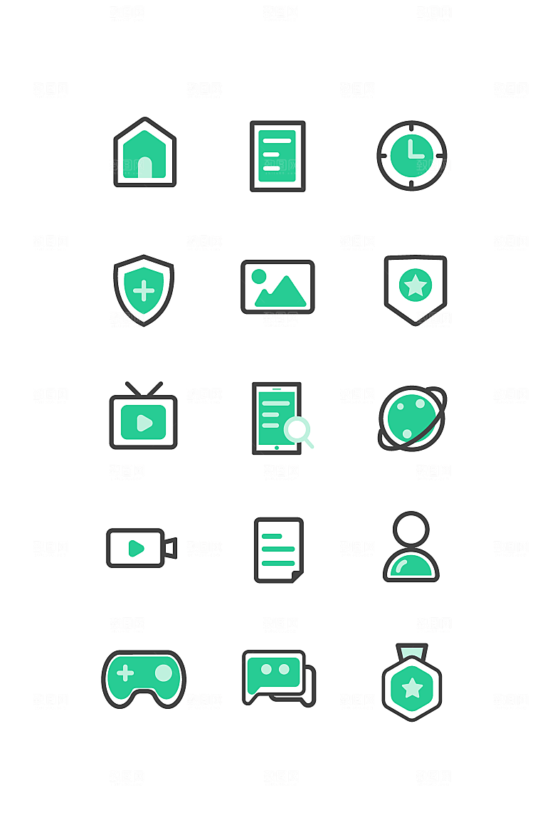 扁平程序应用app图标
