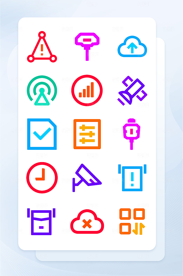 扁平程序应用app图标