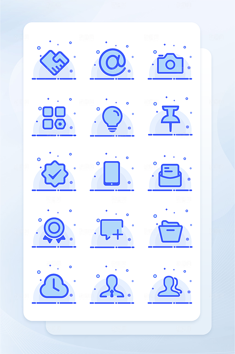 扁平程序应用app图标