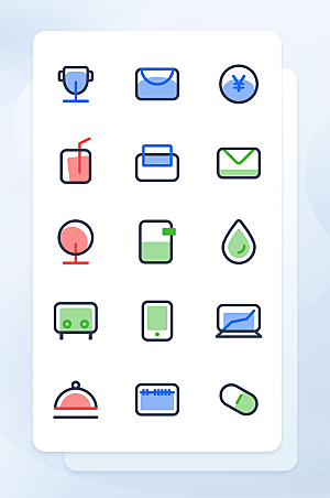 扁平程序应用app图标