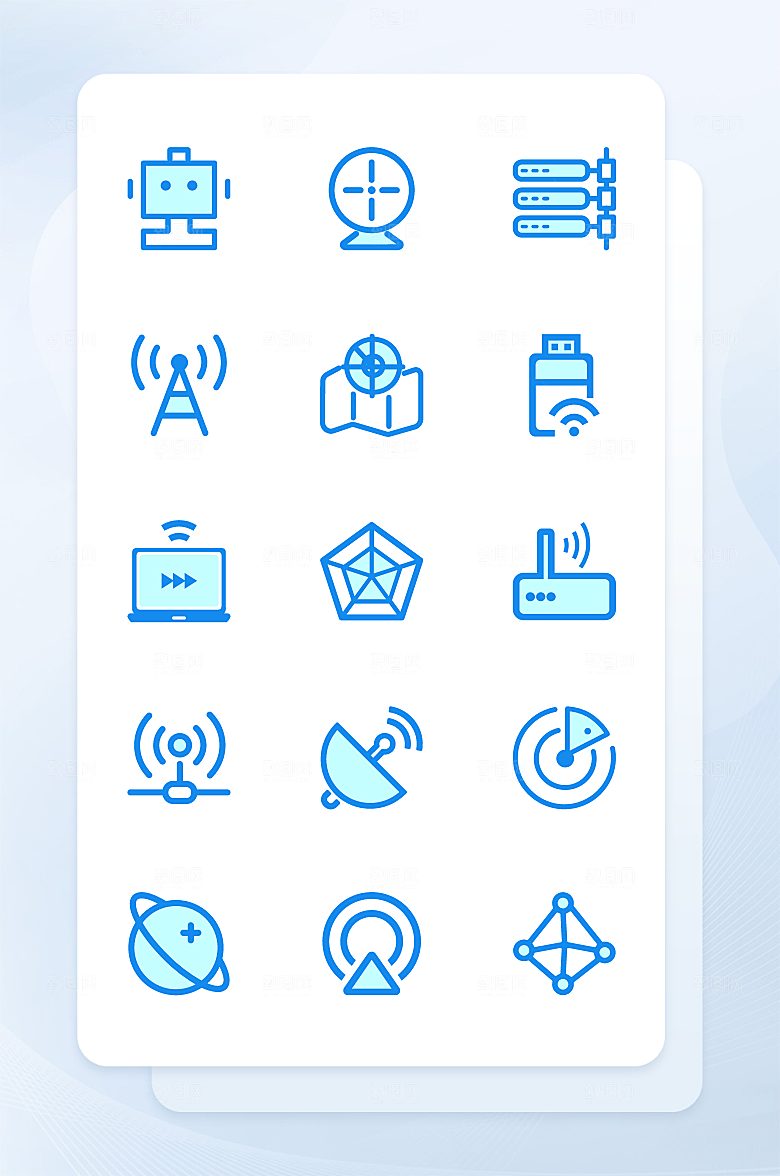 扁平程序应用app图标