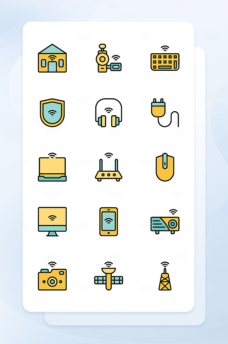 扁平程序应用app图标