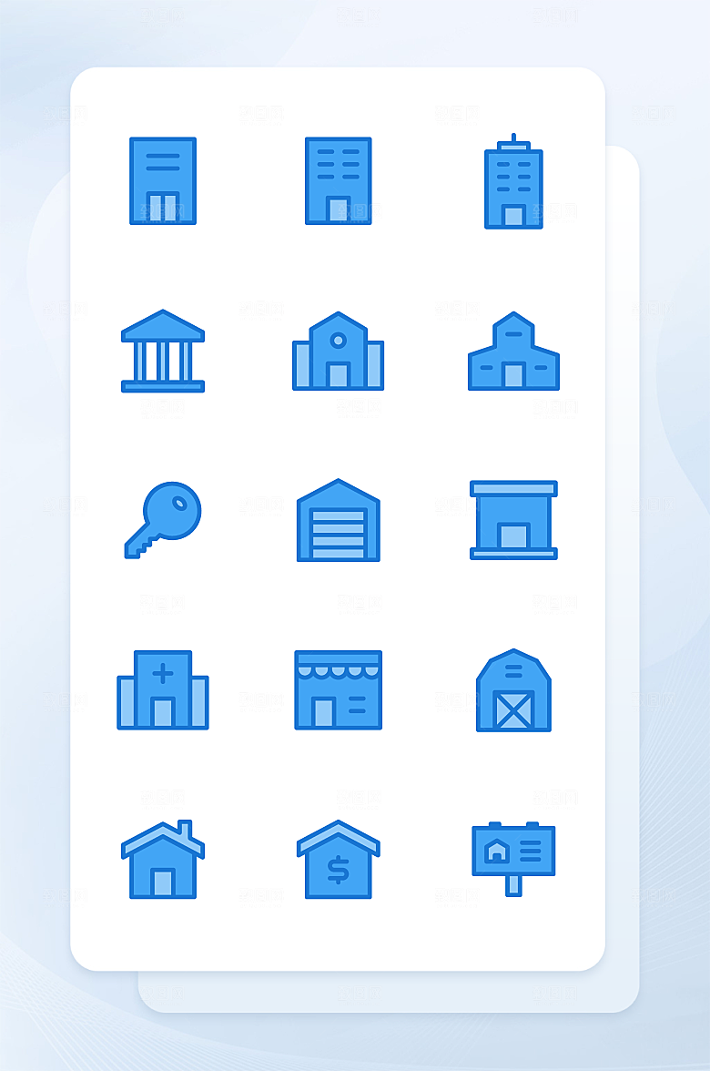扁平程序应用app图标