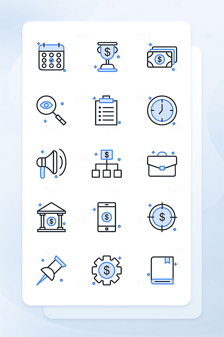 扁平程序应用app图标
