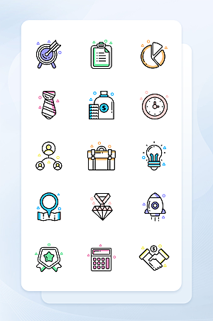 扁平程序应用app图标