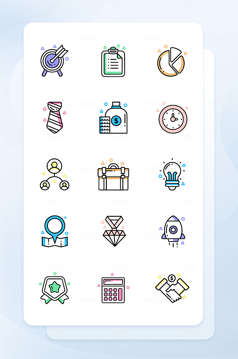 扁平程序应用app图标