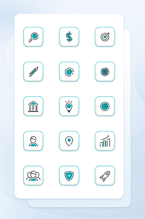 扁平程序应用app图标