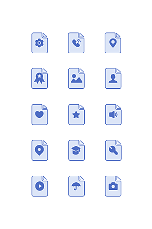 扁平程序应用app图标