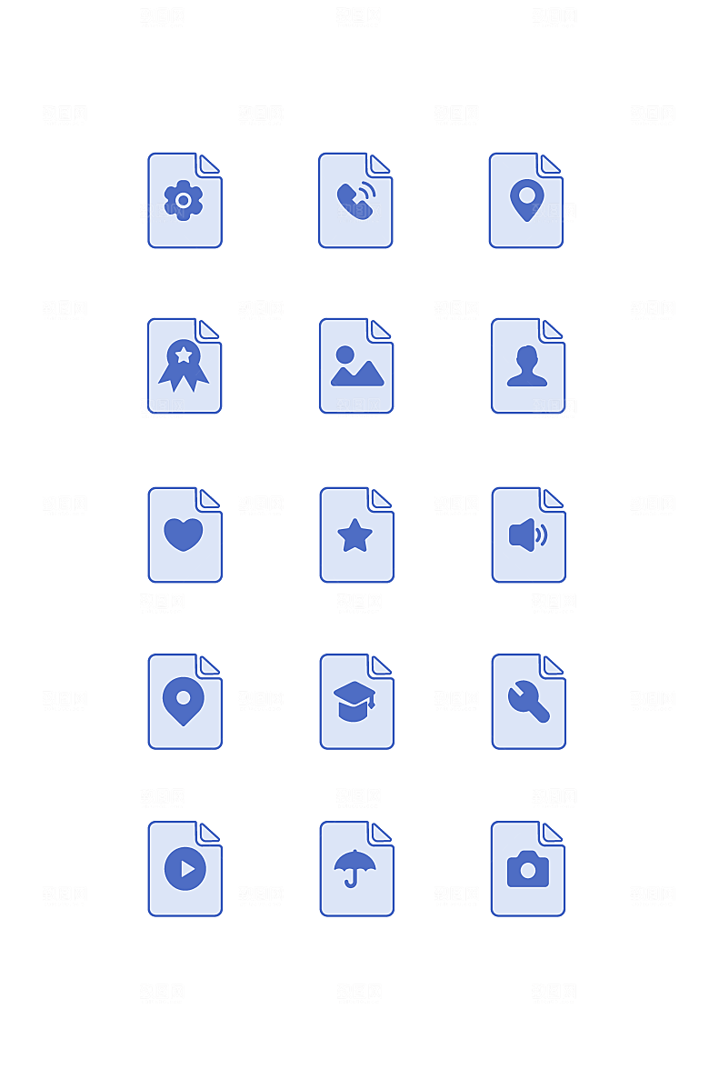 扁平程序应用app图标