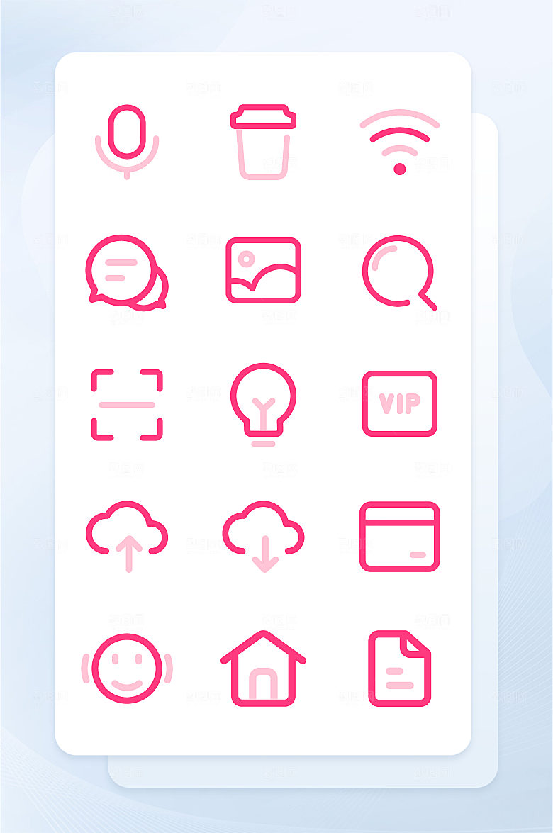 扁平程序应用app图标