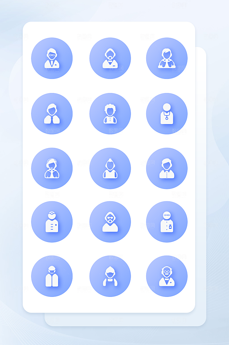 扁平程序应用app图标