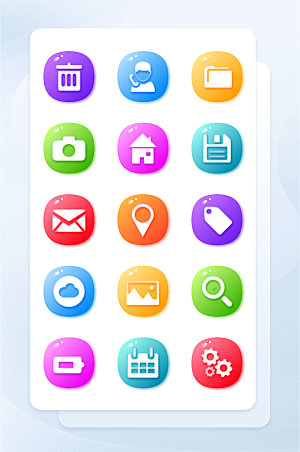 扁平程序应用app图标