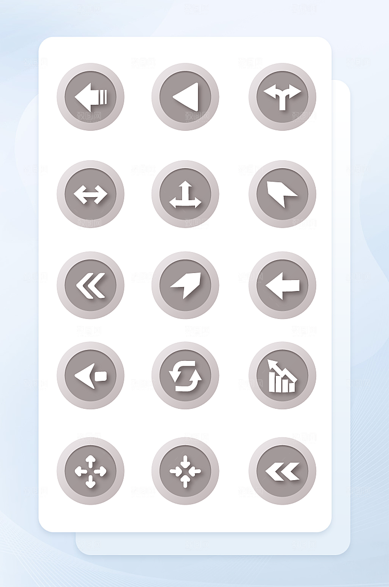扁平程序应用app图标