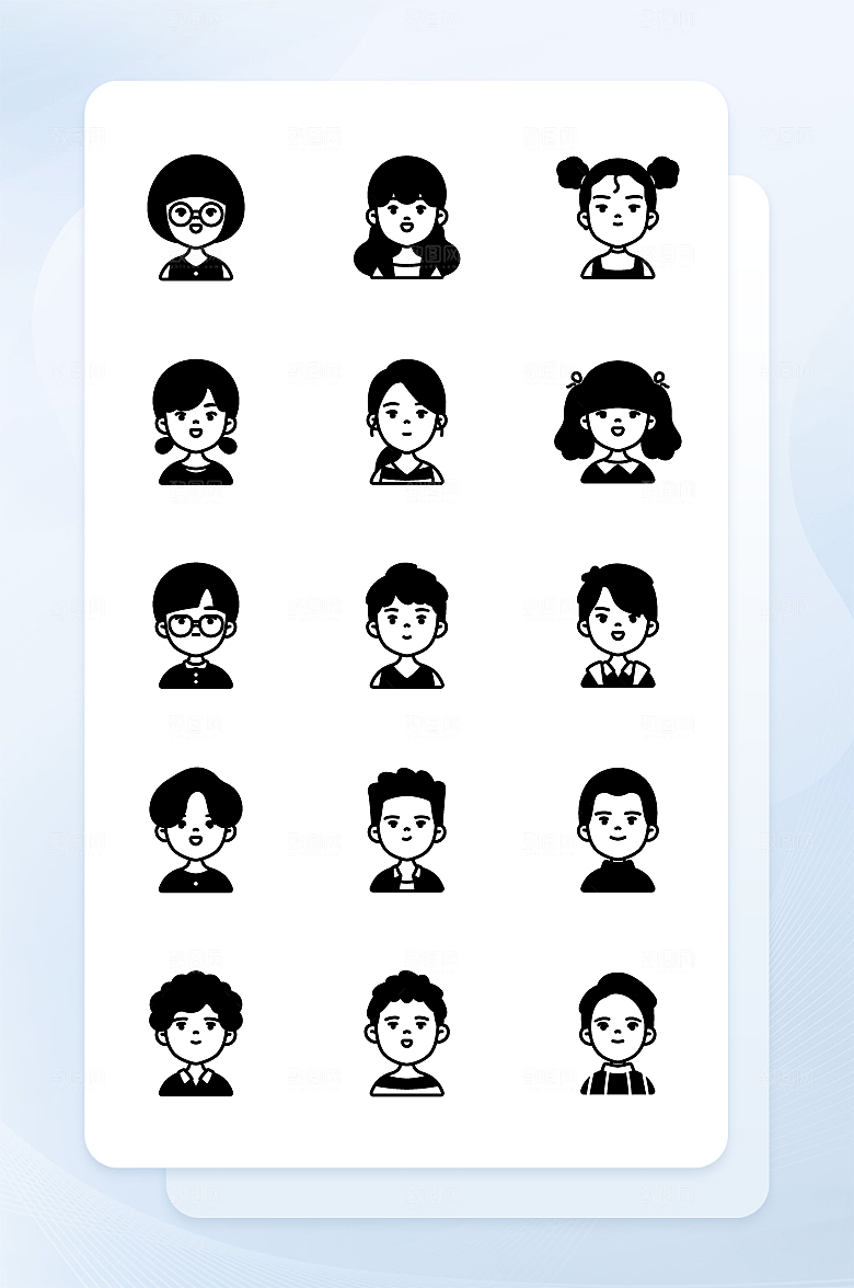 扁平程序应用app图标