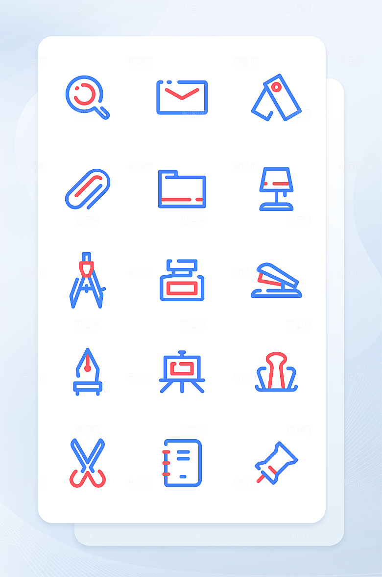 扁平程序应用app图标